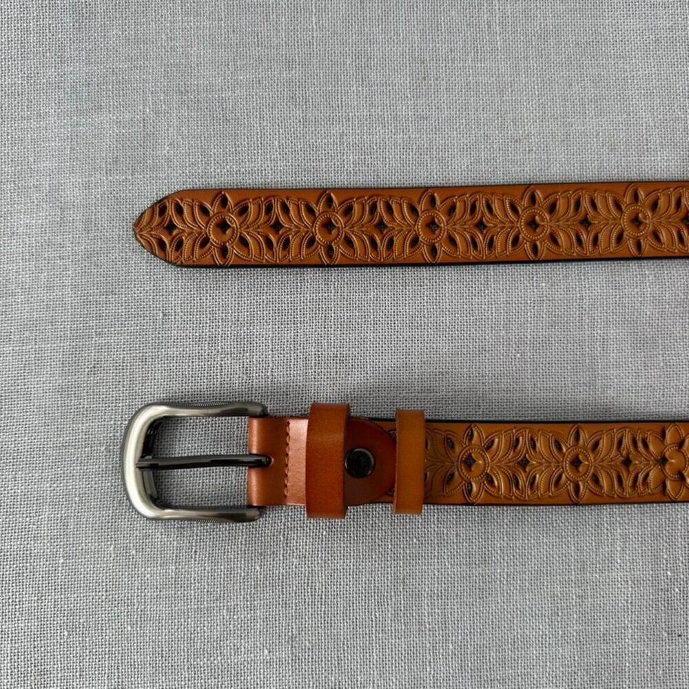 Orange y2k style essential belt WMNS2